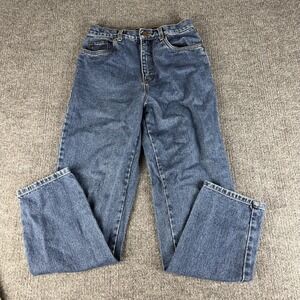 Vintage Bill Blass Jeans Womens 4 Blue High Rise Relaxed Straight Cotton 90s